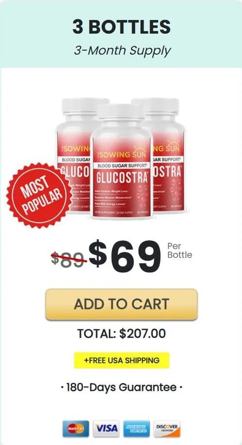 Glucostra price 3 bottle